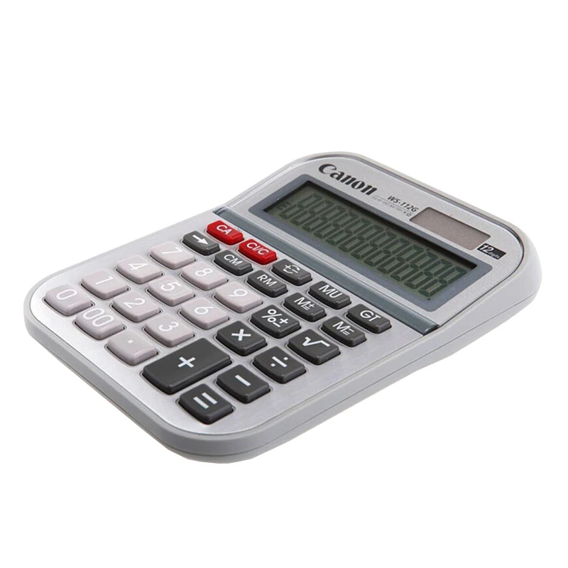 1 قطعة كانون WS-112G المحاسبة المالية حاسبة متعددة الوظائف مكتب الكمبيوتر التجارية 1 قطعة كانون WS-112G المحاسبة المالية حاسبة متعددة الوظائف مكتب الكمبيوتر التجارية