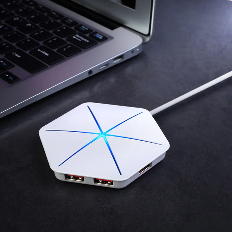 Высокоскоростной концентратор ICE COOREL USB 2 0 3 внешний 6 портовый Usb разветвитель с