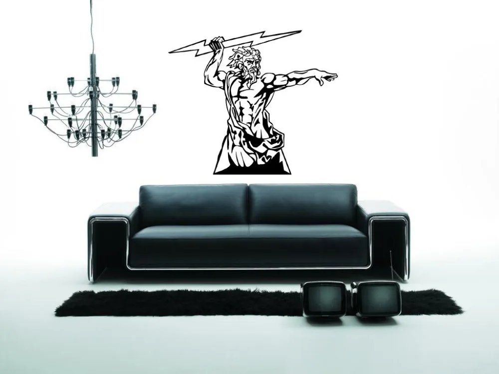 Zeus Decal Zeus Sticker Zeus main god in ancient Greece God order