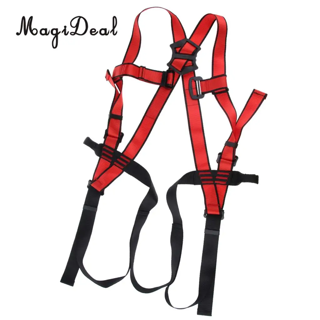 

Climbing Full Body Safety Harness Safe Seat Belt for Outdoor Tree Arborist Mountaineering Training Caving Rappelling Equip