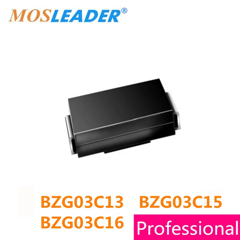 Mosleader SMA BZG03C13 BZG03C15 BZG03C16 1800 шт. DO214AC 600W BZG03C13TR BZG03C15TR BZG03C16TR китайский товар высокого качества