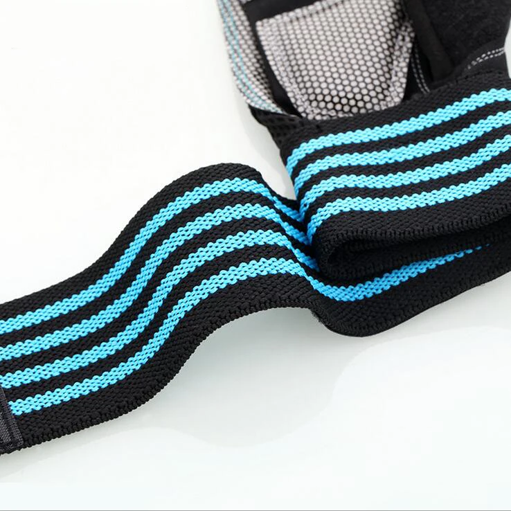 Hand Wrap Wristband Sport Gloves Half Finger Breathable Weightlifting Fitness Gloves Dumbbell Men Women Body Building Gym Gloves