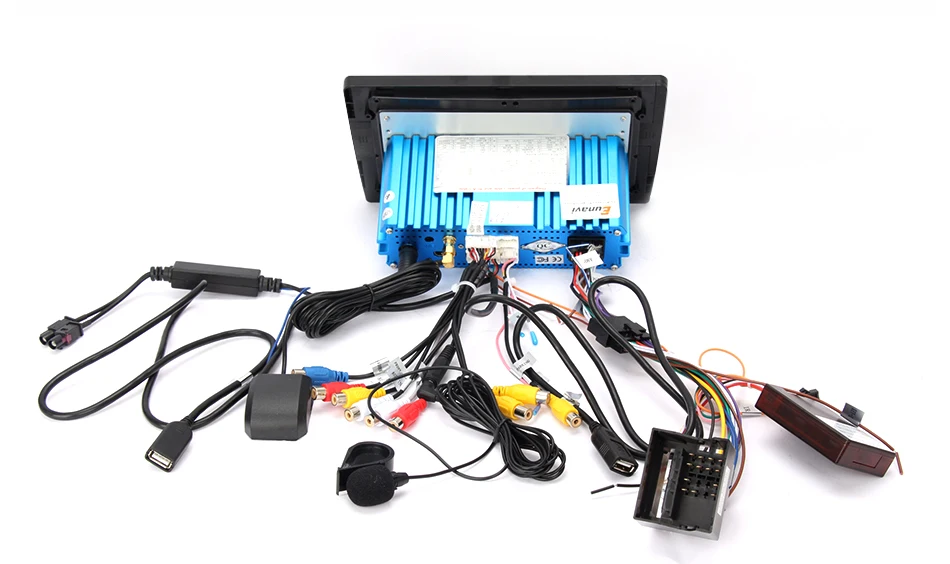 Cheap Eunavi Android 9.0 4G Car DVD PLAYER For BMW E90 GPS stereo audio navigation multimedia screen head unit PX6 with HDMI 21