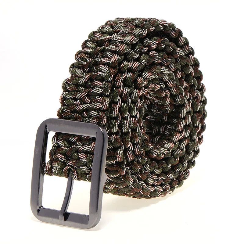High Quality Survival 550 Paracord Belt Hand Braided Colors Men Fashion Belt Buckle in Jewelry