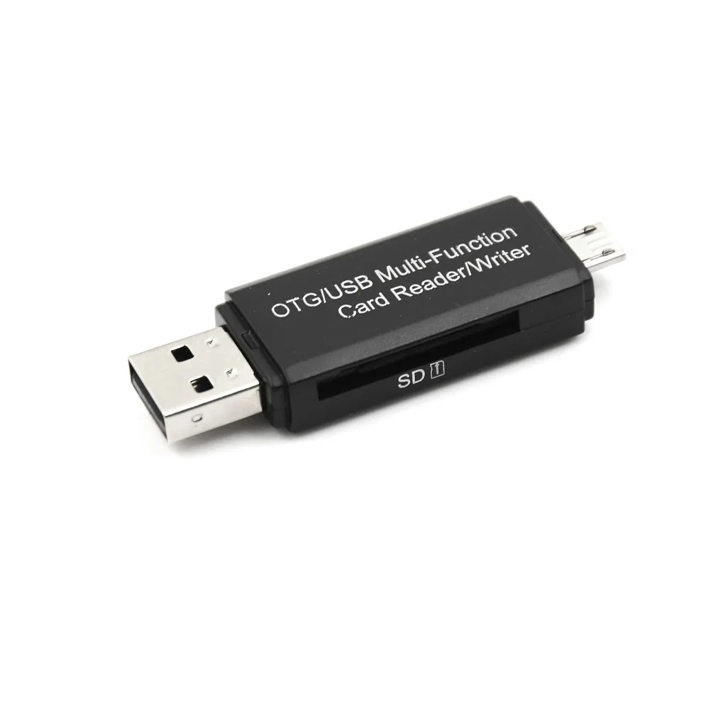 2 в 1 USB OTG кард-ридер флэш-накопитель высокоскоростной USB2.0 Универсальный OTG TF/sd-карта для Android телефона компьютера удлинители