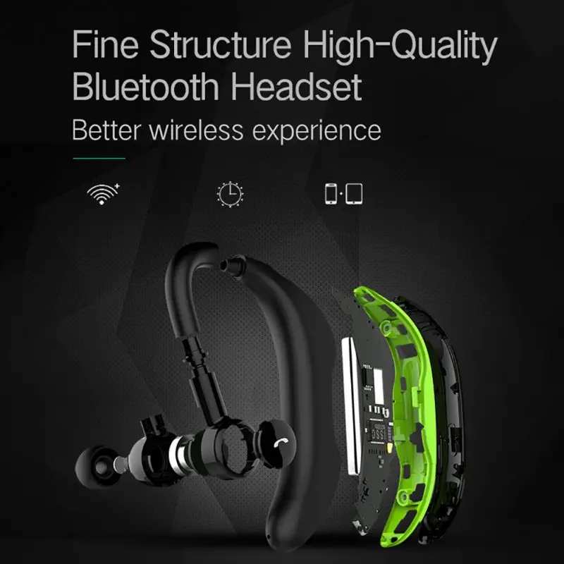 F600 Handsfree IPX7 Waterproof Bluetooth 4 1 Eardphone With Mic Voice Control Wireless Bluetooth Headset 200H Standby