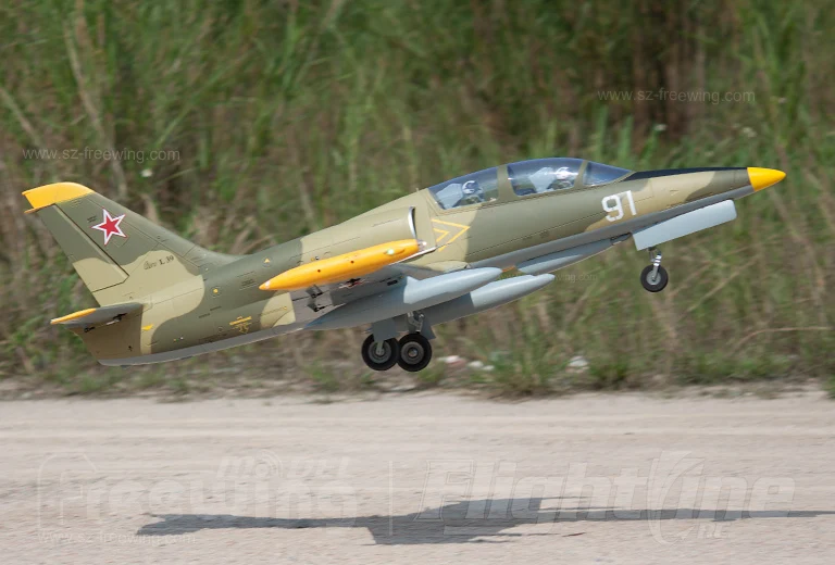 Freewing 2018 год самый новый EPO RC самолет L39 L 39 Albatros 80 мм EDF Jet PNP|Радиоуправляемые