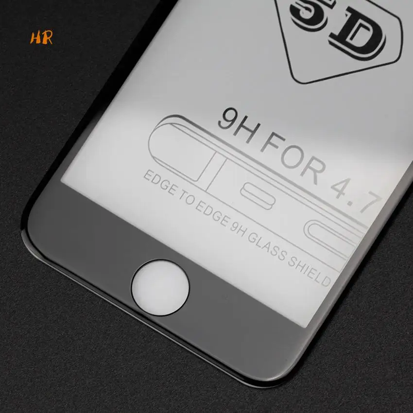 200 шт DHLfree Настоящее 5D изогнутое полное покрытие из закаленного стекла для IPhone XS XR края протектор для IPhone X 6 7 8 Plus защитная пленка
