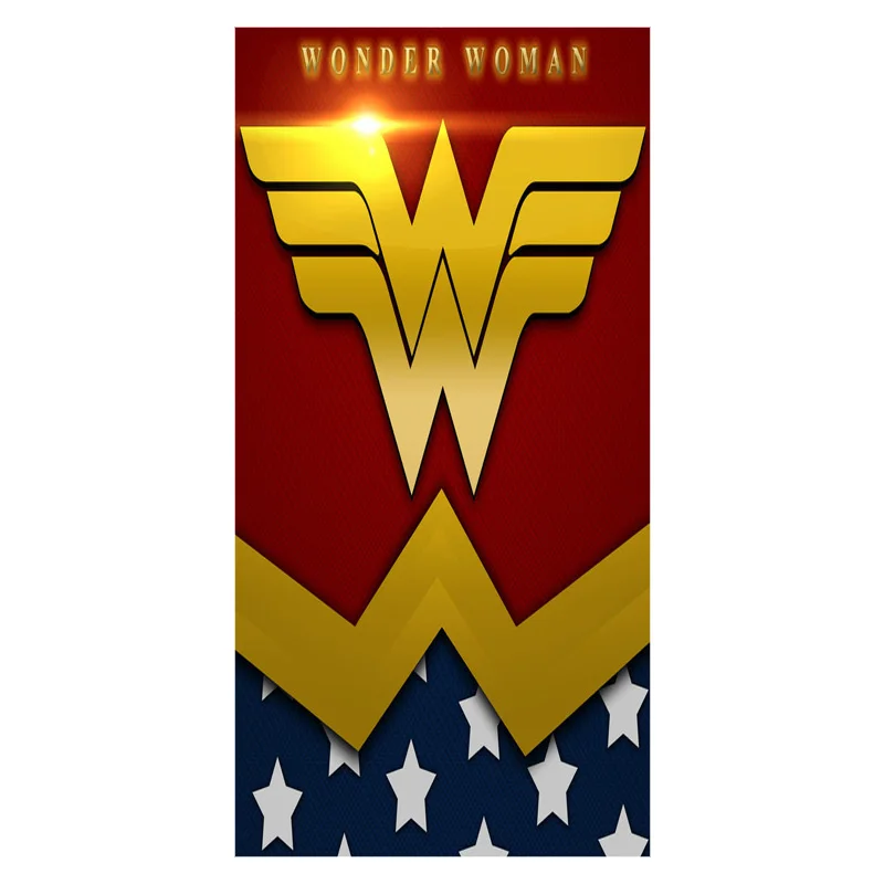 1285 30 De Réductionoffre Spéciale Wonder Femme Fond Imprimé Bambou Fiber Serviettes De Bainsuper Absorbant Leau Serviette De Plage En Taille