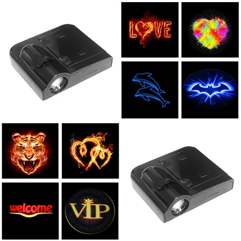 

1pcs Custom-made Car LED Lamp Car Welcome Door Light 3D Lighting VIP Logo For Hyundai BMW Audi Mercedes Land Rover Lexus