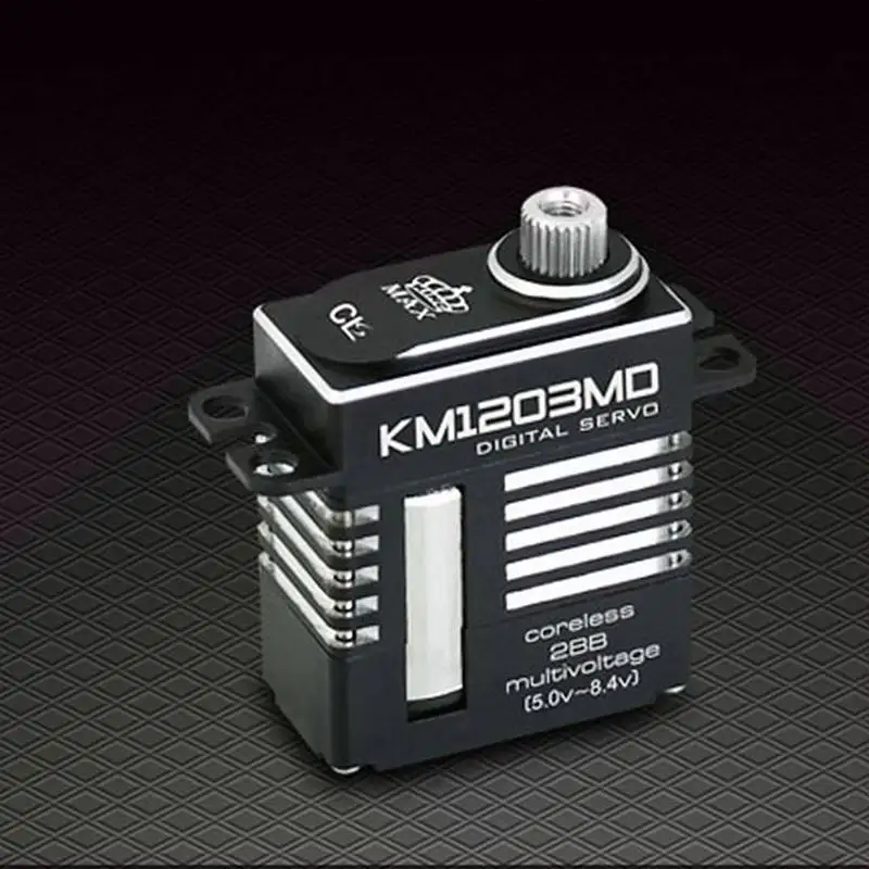 KINGMAX KM1203MD 20g 9kg.cm digital metal gear mini servo full CNC aluminum case for RC or 450 class heli tail and swashplate KINGMAX KM1203MD 20g 9kg.cm digital metal gear mini servo full CNC aluminum case for RC or 450 class heli tail and swashplate