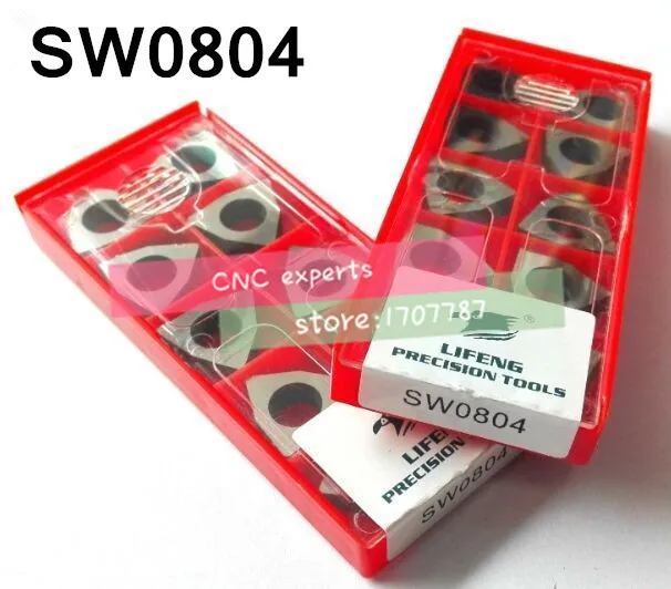 

10PCS SW0804 Hard alloy Shim lathe tool holder accessories,Suitable for MWLNR/WWLNR,INSERT IS WNMG0804