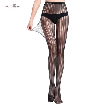 

Fishnet Stocking Pantyhose Mature Woman Wild Sexy Hot Vertical Strips Sexy Role Play Uniform Stretchy Pantyhose Nylons Addicted