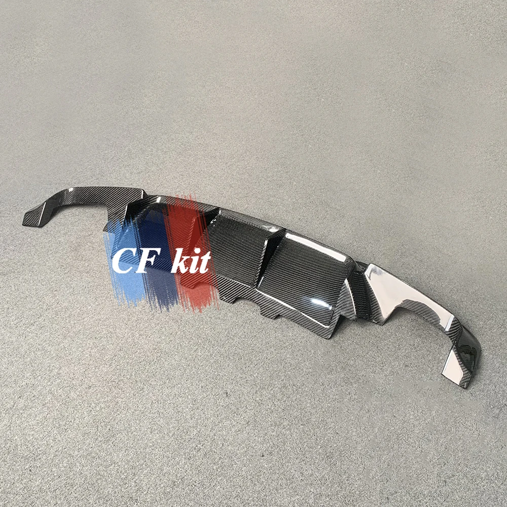 CF Комплект Высокое качество задняя губа из настоящего углеродного волокна для BMW F10 M5 настоящий спойлер бампер диффузор для губ Стайлинг автомобиля