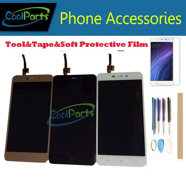 

5.0 Inch 1280*720 For Xiaomi Redmi 4A redmi4A LCD Display+Touch Screen Digitizer Assembly Black White Gold Color With Kits