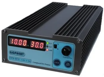 

CPS-3010 300W (110Vac/ 220Vac) 0-30V/0-10A, Gopher Digital Adjustable DC Power Supply CPS3010