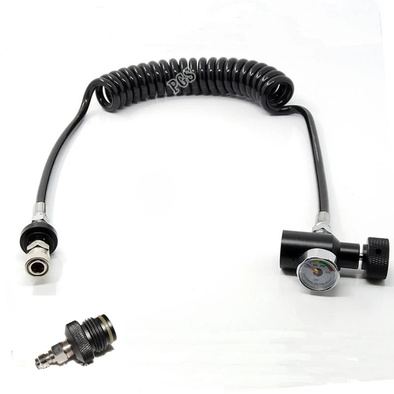 Sporting Goods 3000PSI Gauge Heavy Duty Quick Disconnect Flexible