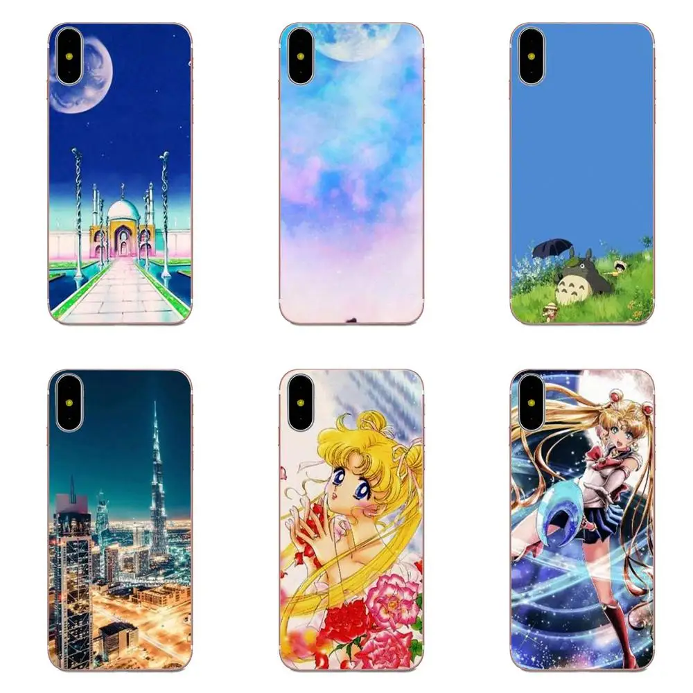 Прозрачный чехол для смартфона Sailor Moon Scence Xiaomi Mi3 Mi4 Mi4C Mi4i Mi5 Mi 5S 5X 6 6X A1 Max Mix 2 Note 3