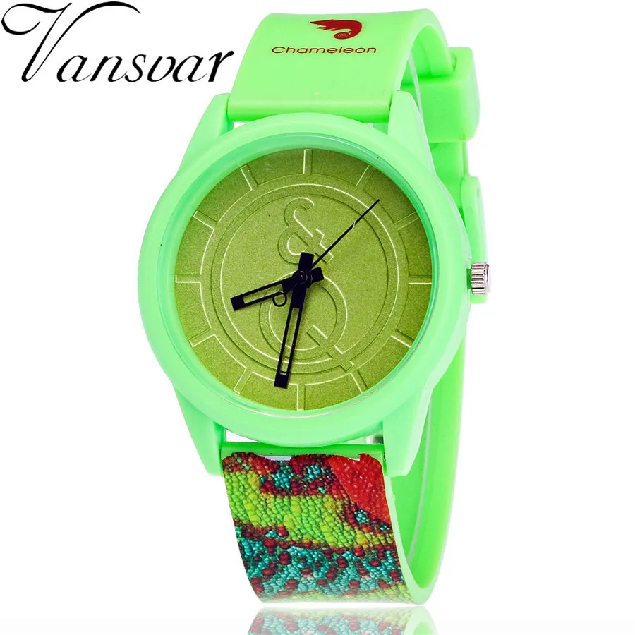 

New Colorful Fashion Creative Animal Pattern Watch Women Jelly Silicone Analog Quartz Wristwatches Relojes Mujer Drop Shipping