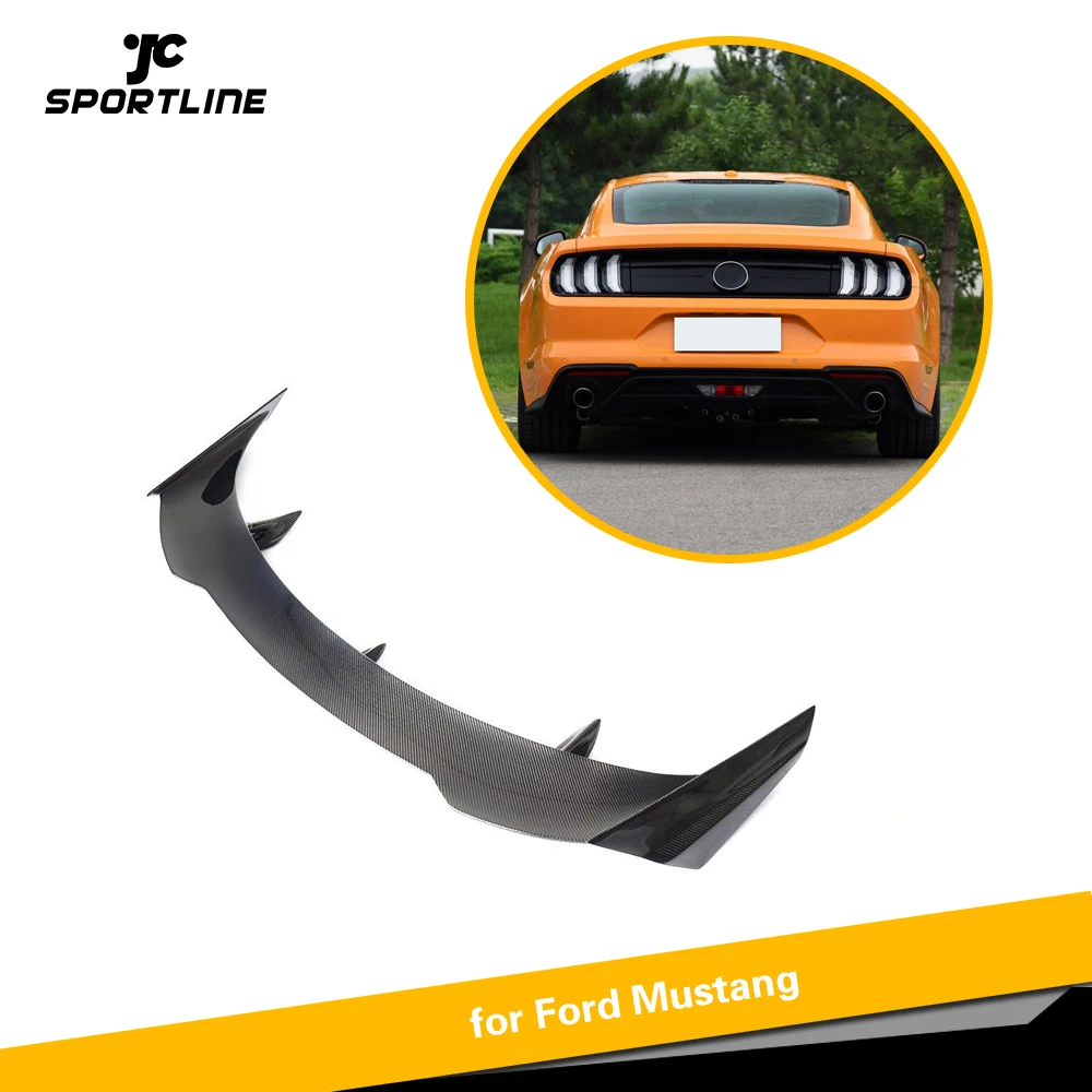 Спойлер багажника из углеродного волокна для Ford Mustang Coupe 2015 - 2019 Задний спойлер
