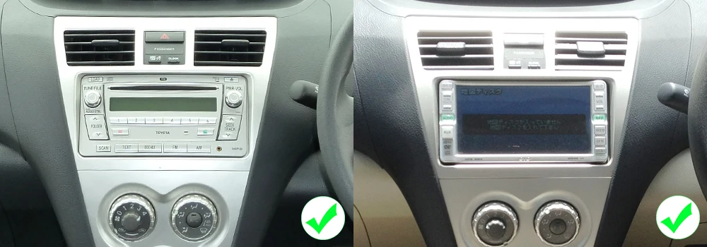 For Toyota Vois Yaris 2005~2013 2 DIN Car Android 9 GPS Naviation Multimedia system Bluetooth Radio Amplifier 10