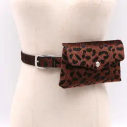 Fgg-женская поясная сумка Fanny Pack сумка-мессенджер с леопардовым принтом дорожная винтажная поясная сумка для мобильного телефона сумка