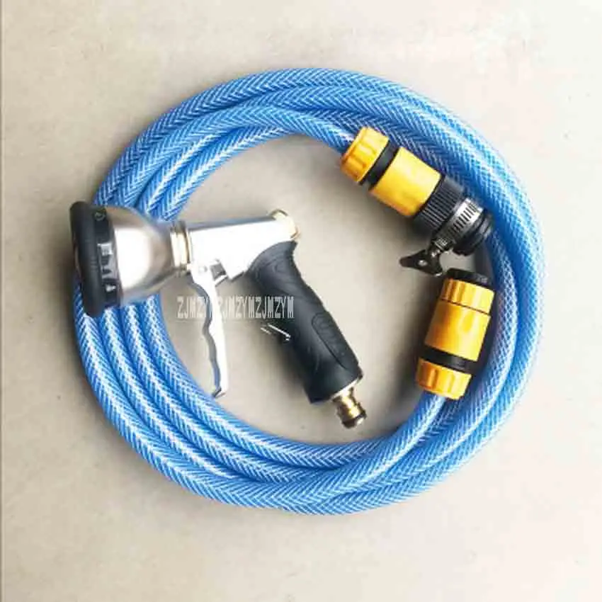 Универсальный DIY Pet Shop ванная для собак Душ спрей пистолет, 9 видов воды выход Металлическая Насадка+ 3 М супер трубка для питьевой воды Горячая