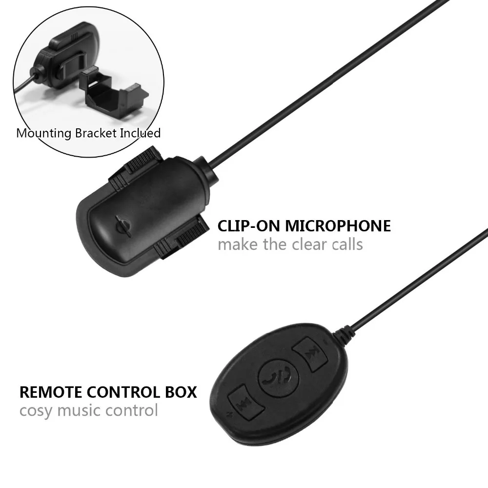  APPS2Car integrado manos libres coche Bluetooth adaptador de música inalámbrico USB AUX Jack adapta