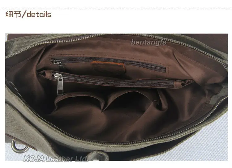 Модный холщовый мужской портфель из натуральной кожи, сумка-мессенджер из натуральной кожи, мужская сумка через плечо, сумка через плечо, сумка-тоут, деловая сумка