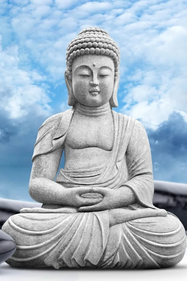Lord Buddha Statue Diy Frame Art Posters Print Canvas Silk Fabric Diy Frame Art Posters Print Canvas
