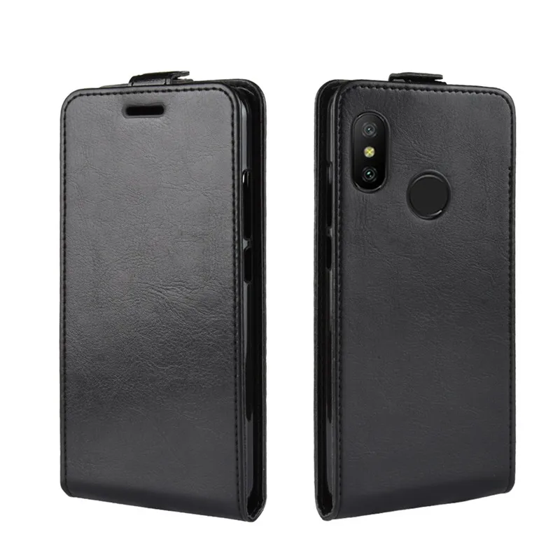 Чехол для Xiaomi Mi A2 Lite оригинальный кожаный чехол защитный A2Lite флип