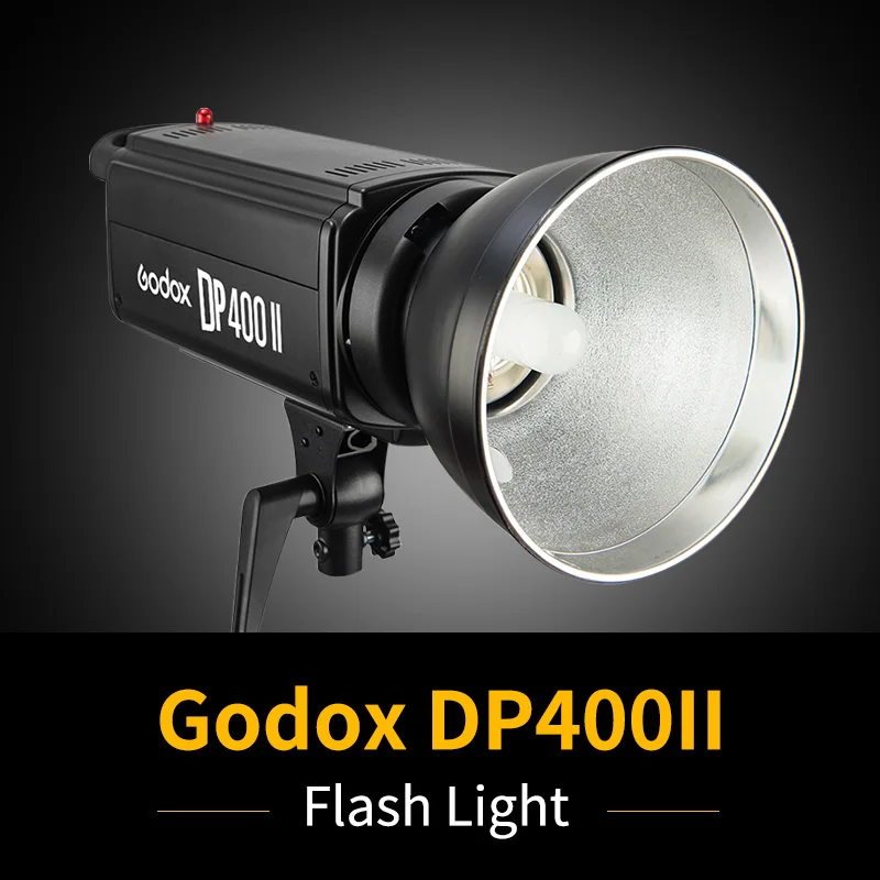 

Godox DP400II 400W GN65 Built-in Godox 2.4G Wireless X System Studio Professional Flash 400WS with Lamp and Standard Reflector