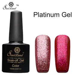 Saviland 1 шт. 3D Shimmer Платиновый УФ гель Лаки для ногтей Vernis полу постоянный блеск пальто Лаки для ногтей великолепные Цвет гель