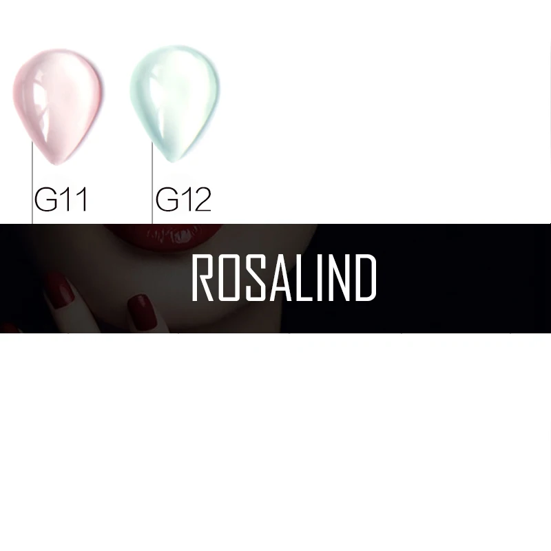 ROSALIND Gel 1S 10ml Opal Jelly Gel Nail Polish Soak Off Nail Art Nail Polish UV LED Semi Vernis Pe