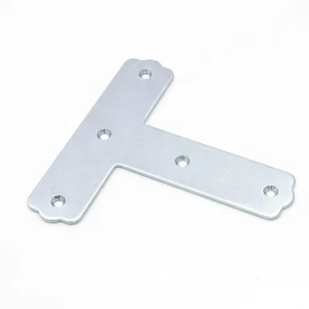 

Galvanized Corner Brackets Connector Angle Iron Adapting Piece T Shape 2.5x120x120x30 Thickening Corner 4pcs