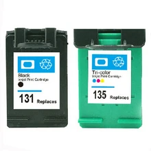 Для hp картридж 131 135 картридж с чернилами для hp deskjet 460 5743 5940 5943 6843 6940 Photosmart 2573 2613 8753 PSC1600 1613 2350