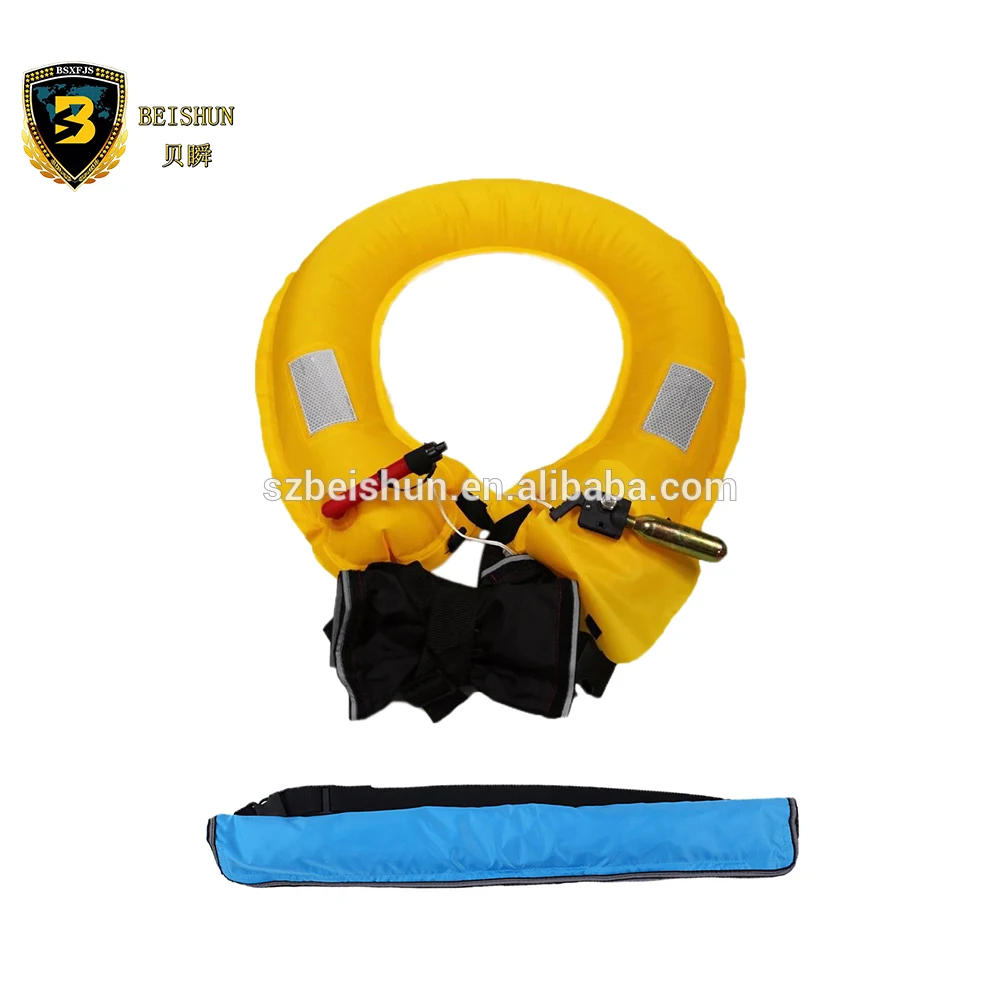 Marine Automatic Inflatable Rescue Life Buoy Float Rings Material Safety