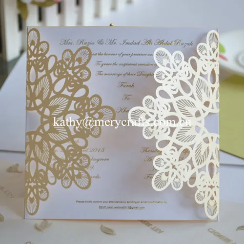 Por Craft Wedding Invitations Wedding Invitation Card