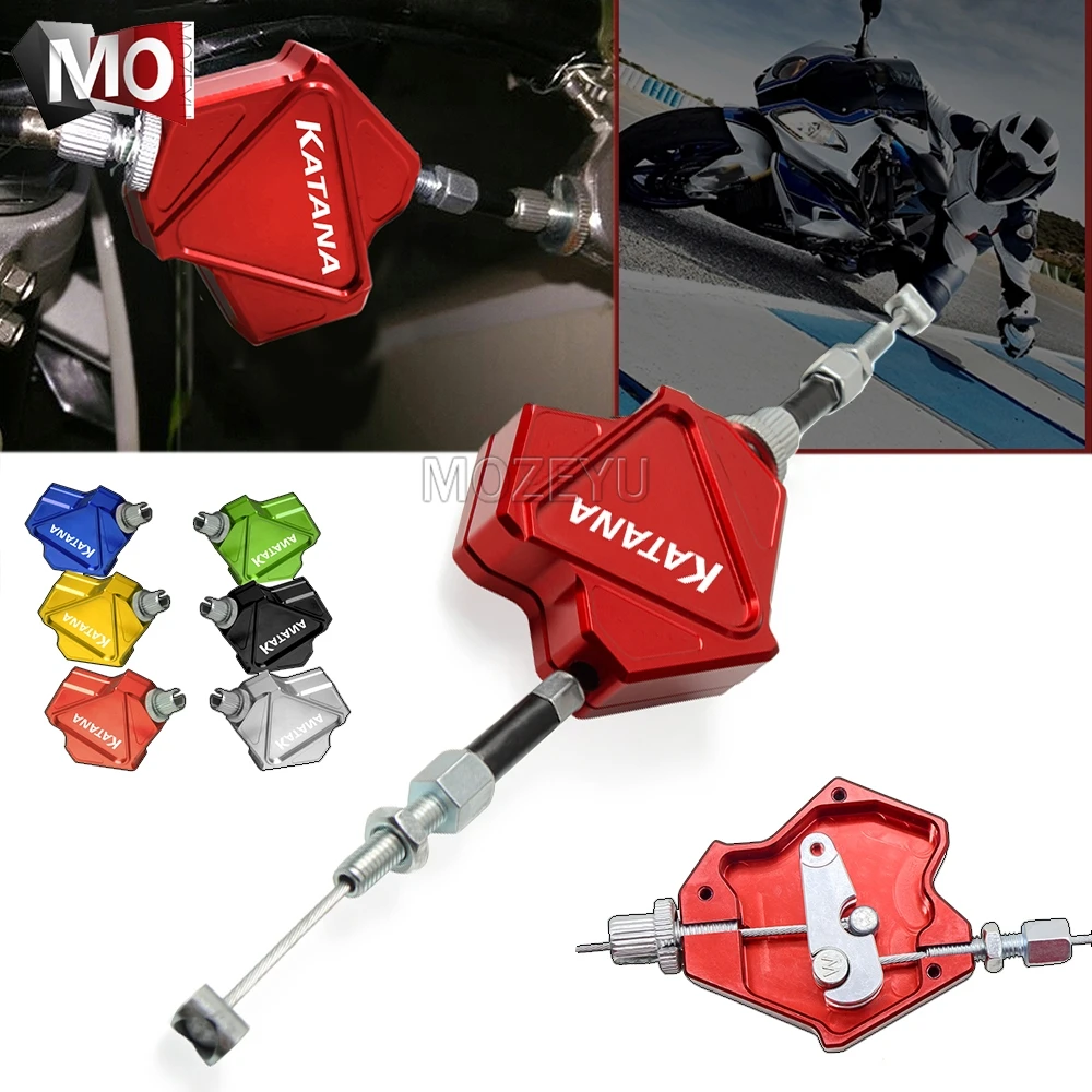 

Motorcycle Stunt Clutch Lever Easy Pull Cable System For Suzuki GSX-F GSXF 600 750 GSXF600 GSXF750 GSX600F GSX750F KATANA 98-06
