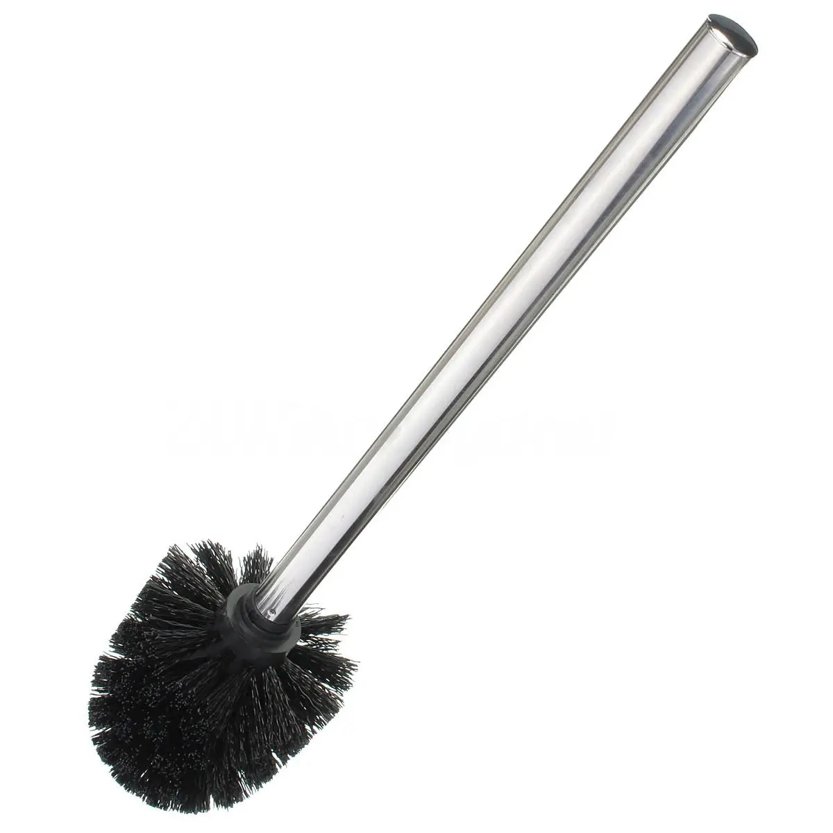 

New 1pcs Replacement Stainless steel WC Bathroom Cleaning Toilet Brush Black Head Holder