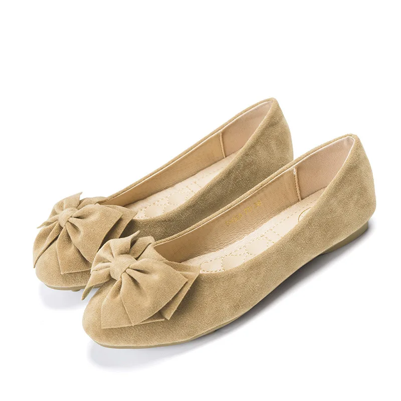 

New Woman Shoes Boat Flats Loafers Casual Women Slip-on Low-cut Plus Size Ladies Elegant Sweet Party Wedding Shoes High Quality