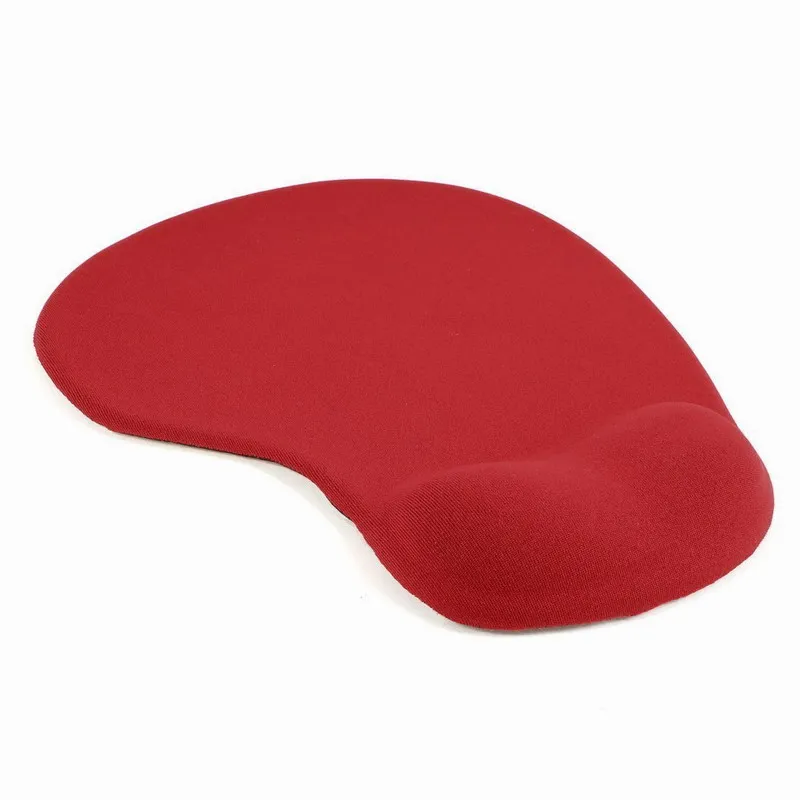 New Desktop Silicone Gel Wrist Rest Support Mouse Pad Mat Red/Black