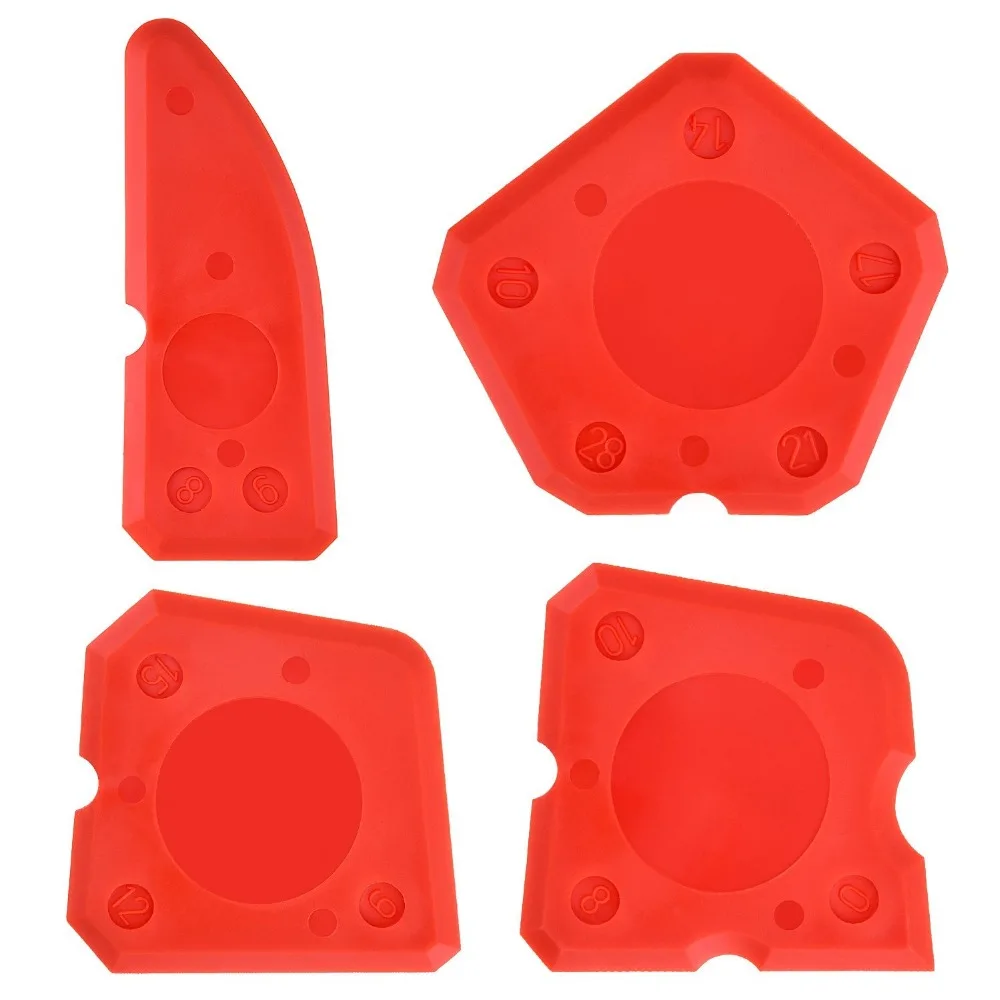 BC-P003-4PCS CAULKING TOOL SET SILICONE SCRAPER