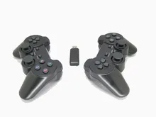 2.4Ghz wireless computer game controller PC gamepad with dual vibration dual joysticks for Windows XP Win 7 Win 8 Win 10 2pcs