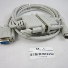 SC-09 белый Цвет адаптер PLC, замена оригинального SC09, RS232 интерфейс адаптера для FX и ПЛК серии Поддержка Win7/Win8