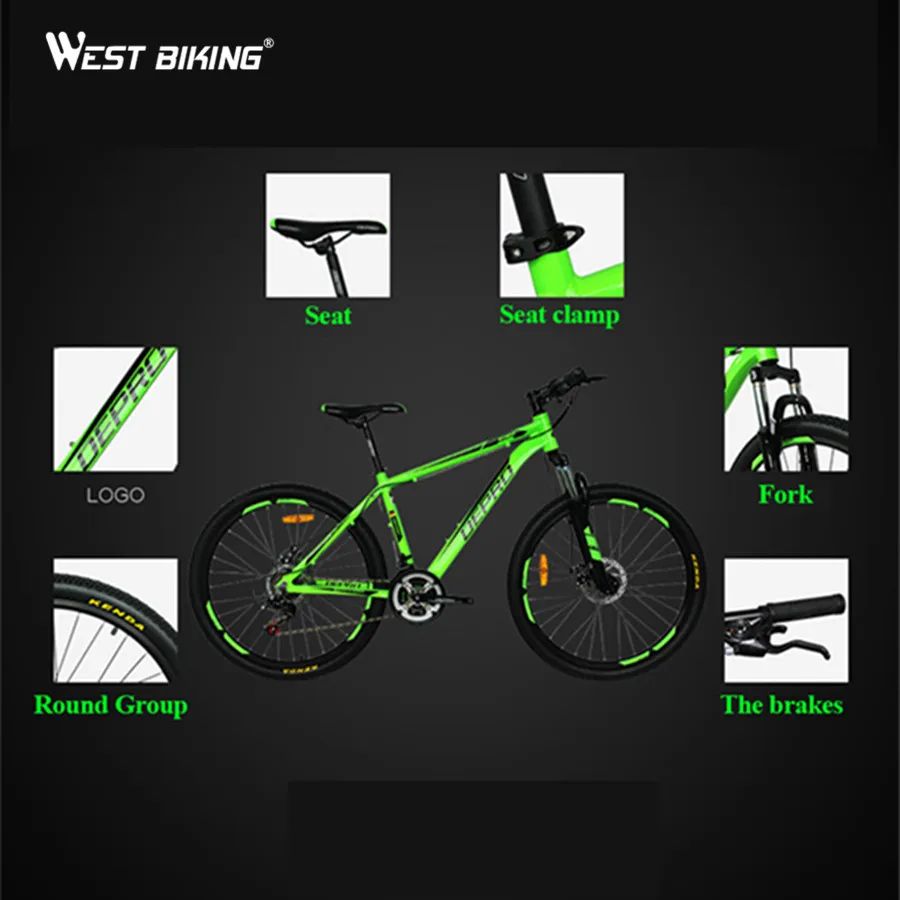 Excellent Mountain Bike Aluminum Alloy 21 speed Dual Disc Brakes 26 inch Variable Speed Drive Bicycle Men & Women Students Cycling Bicicle 5