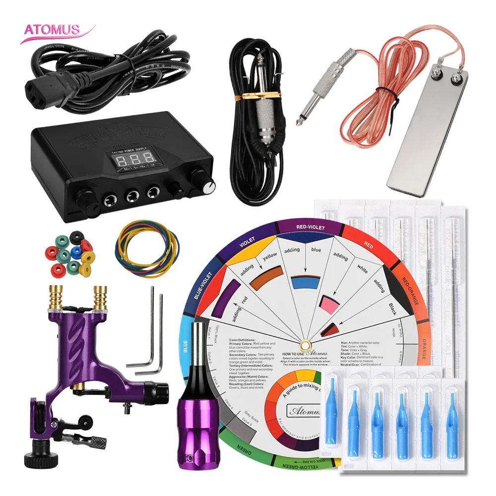 

Rotary Tattoo Machine A Tatouer Tatu Equipo Para Tatuar Rotary Tattoo Pen Professional Set Kit Tatuagem Machine Tatoo Tools Kits