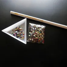 Набор страз для маникюра dotting карандаш точечная ручка-аппликатор палитра блюдо Dappen Dish1000 шт 3 мм Стразы Декорация ногтей рождественские подарки