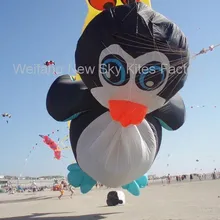 Brinquedos duck pipas voadoras ar livre мягкий воздушный змей adulto penguin птица воздушный змей koinobori koi fish fun factory ветряные лопасти Радужная игрушка