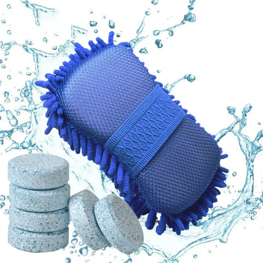 30Pcs/Set Auto Windshield Glass Washer Window Cleaner Safe Compact